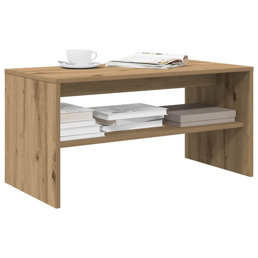 VidaXL Tv-meubel 80x40x40 cm bewerkt hout artisanaal eikenkleur