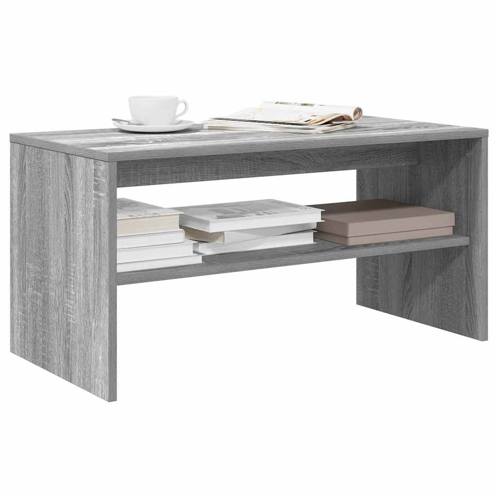 VidaXL Tv-meubel 80x40x40 cm bewerkt hout grijs sonoma eikenkleurig