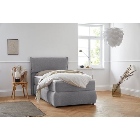 Andas Boxspring Jenson in 4 kleuren, 4 breedten, 3 matrassoorten in 2 hardheden, topmatras