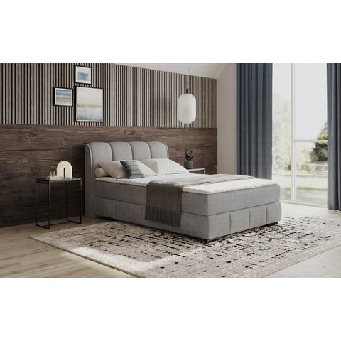 INOSIGN Boxspring Bethany met bedkist, incl. matras Topmatras en sierkussen, in verschillende hardheden beschikbaar