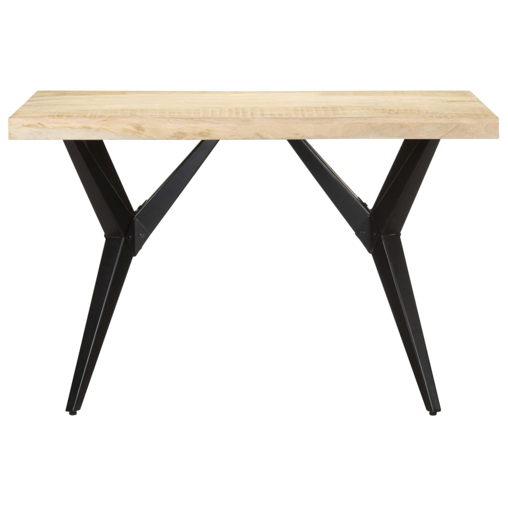 vidaXL Eettafel 120x60x76 cm massief mangohout