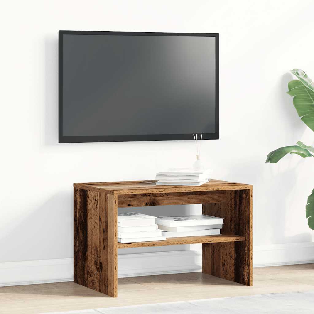 vidaXL Tv-meubel 60x40x40 cm bewerkt hout oud houtkleurig