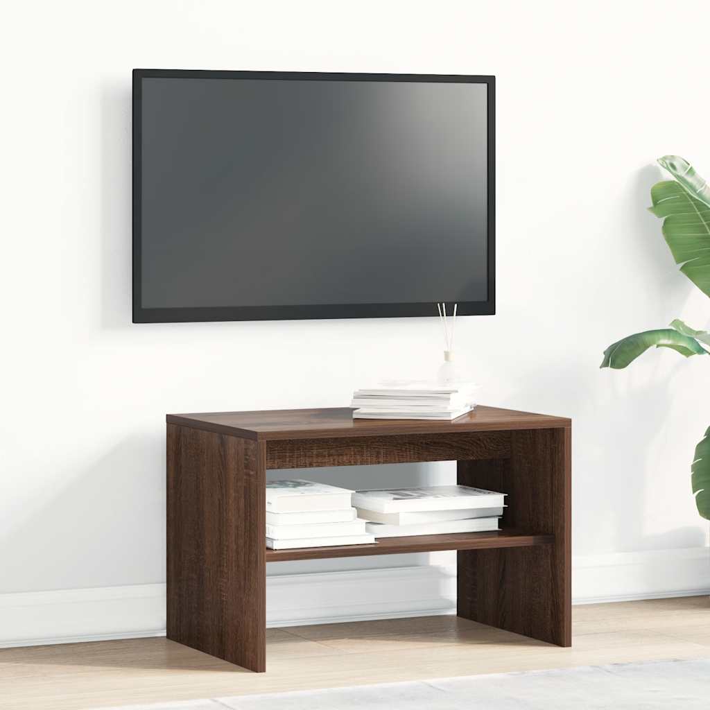 vidaXL Tv-meubel 60x40x40 cm bewerkt hout bruin eikenkleur