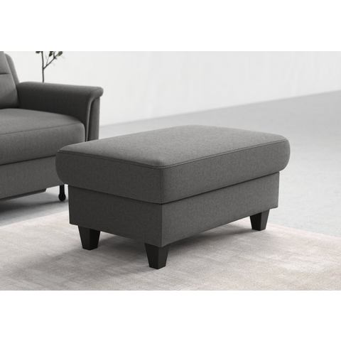 Sit&more Hocker met bergruimte Farö met bergruimte en binnenvering en wengékleurige poten