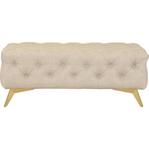 Leonique Hocker Glynis luxueuze capitonnage, moderne chesterfield look, kleur van de poten ter keuze