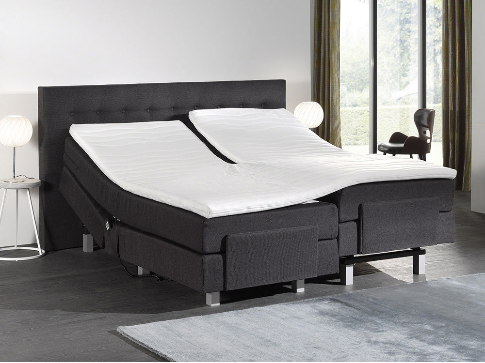 Dreamhouse - Your Home Pull Elektrische Boxspring - Antraciet - 140 x 200 / zonder montage / GRATIS levering