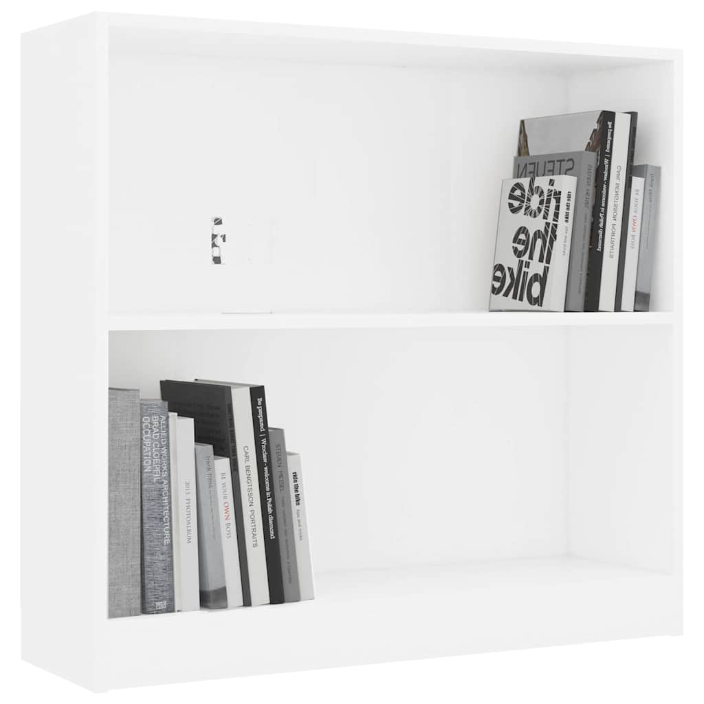 vidaXL Boekenkast 80x24x75 cm bewerkt hout wit