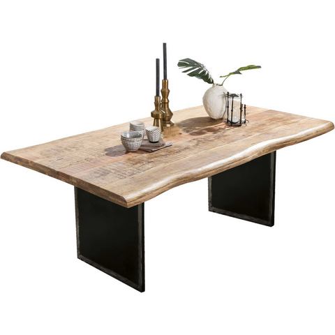 INOSIGN Tafel met hout met boomrand alsof gegroeid (1 stuk)