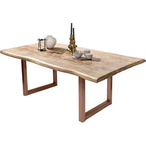 SIT Tafel met hout trendy glijdersframe