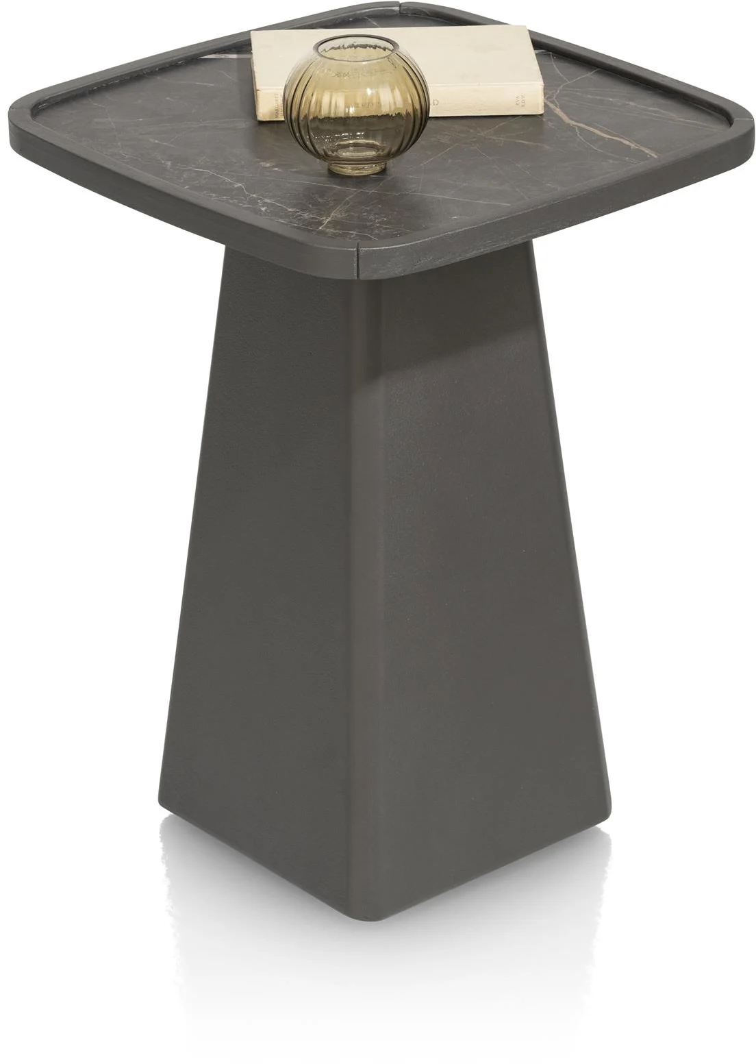 Oskar salontafel 41 x 41 cm - HPL - onyx