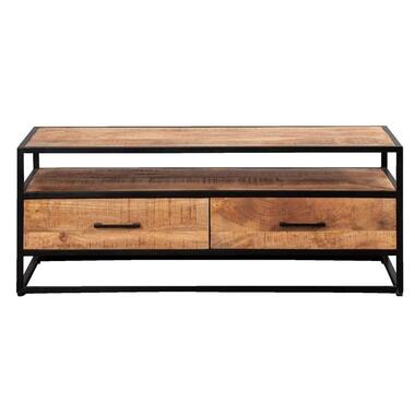 Leen Bakker Tv-dressoir Logan - mangohout - 48x120x45 cm