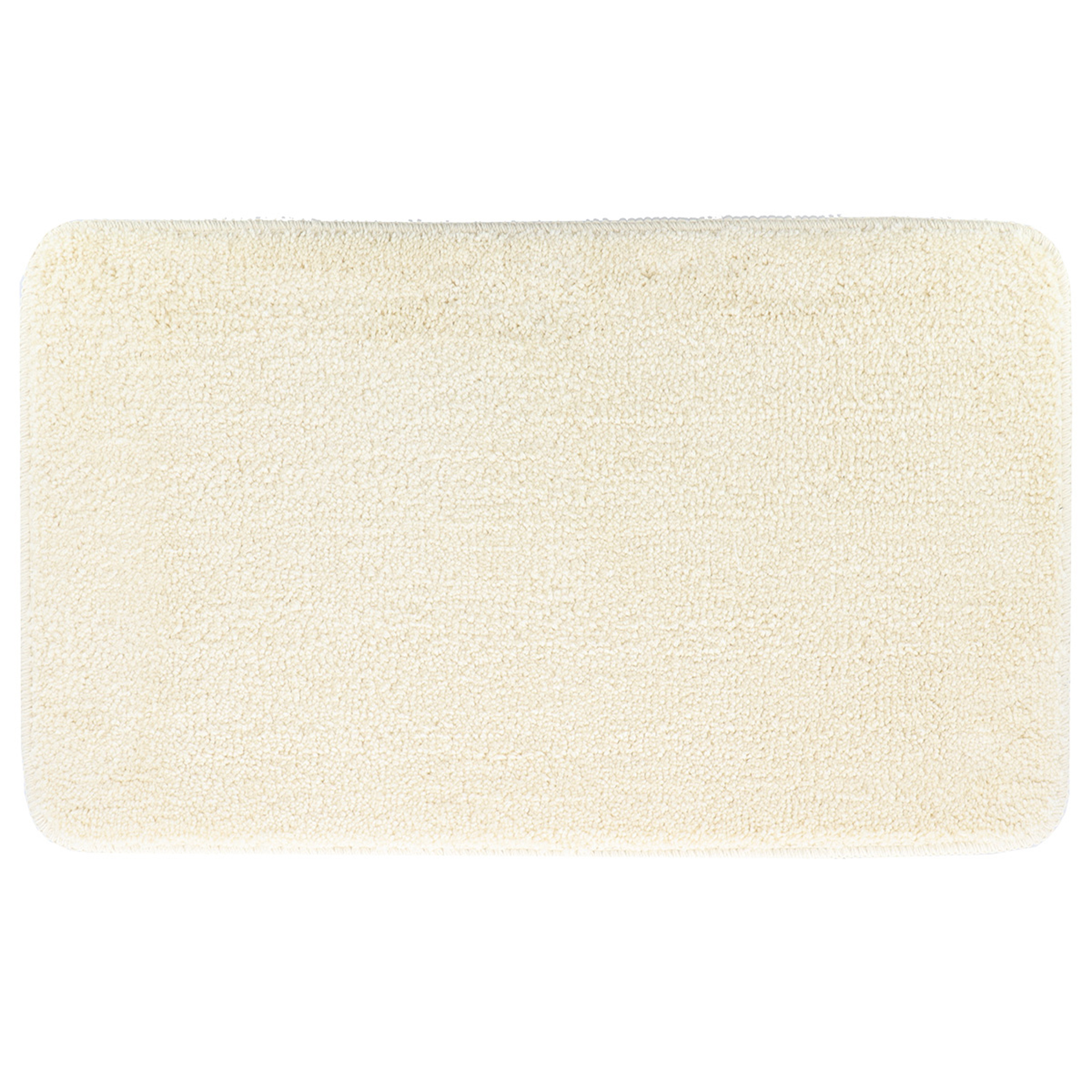 Tendance Badmat Aquarius - microfiber - creme wit - 45 x 75 cm -