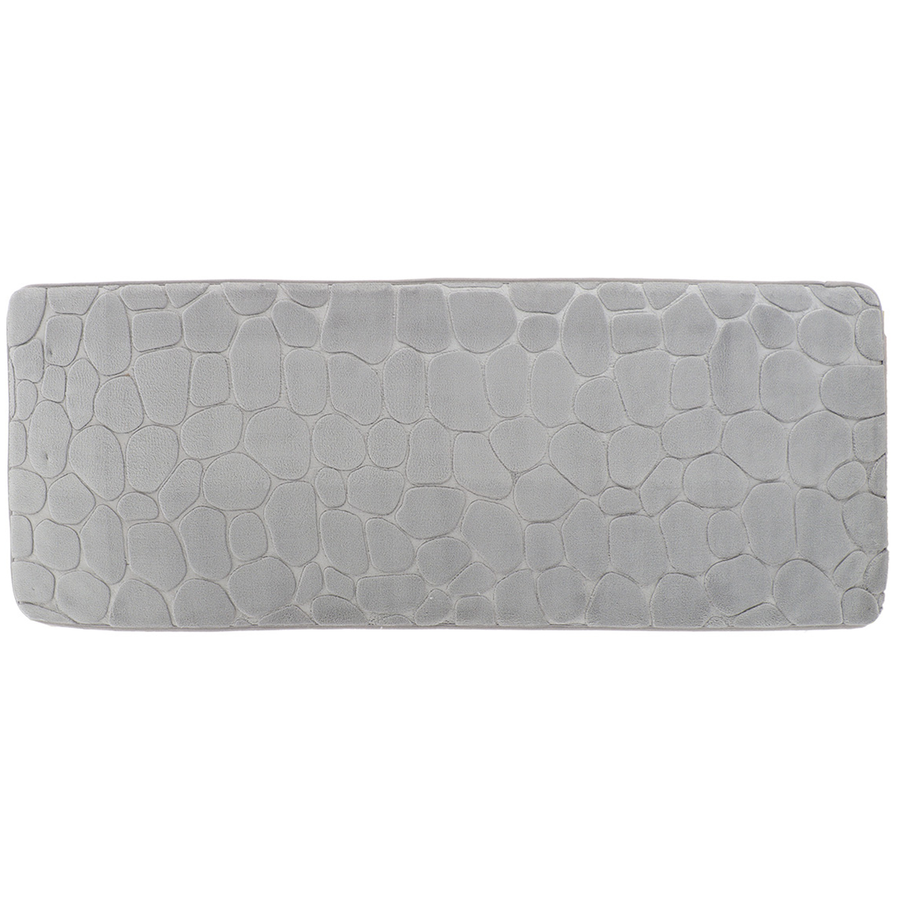 Tendance Badmat Pebble - Memory Foam - extra lang - lichtgrijs - 120cm -