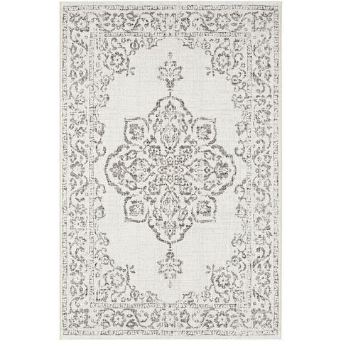 NORTHRUGS Vloerkleed Tilos In- & outdoor, korte pool, oriëntaals, vintage, woonkamer, tuin