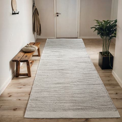 Myflair Möbel & Accessoires Wollen kleed WOOLY DREAM met de hand geweven tweezijdig te gebruiken kleed, mêlee, zuivere wol, woonkamer