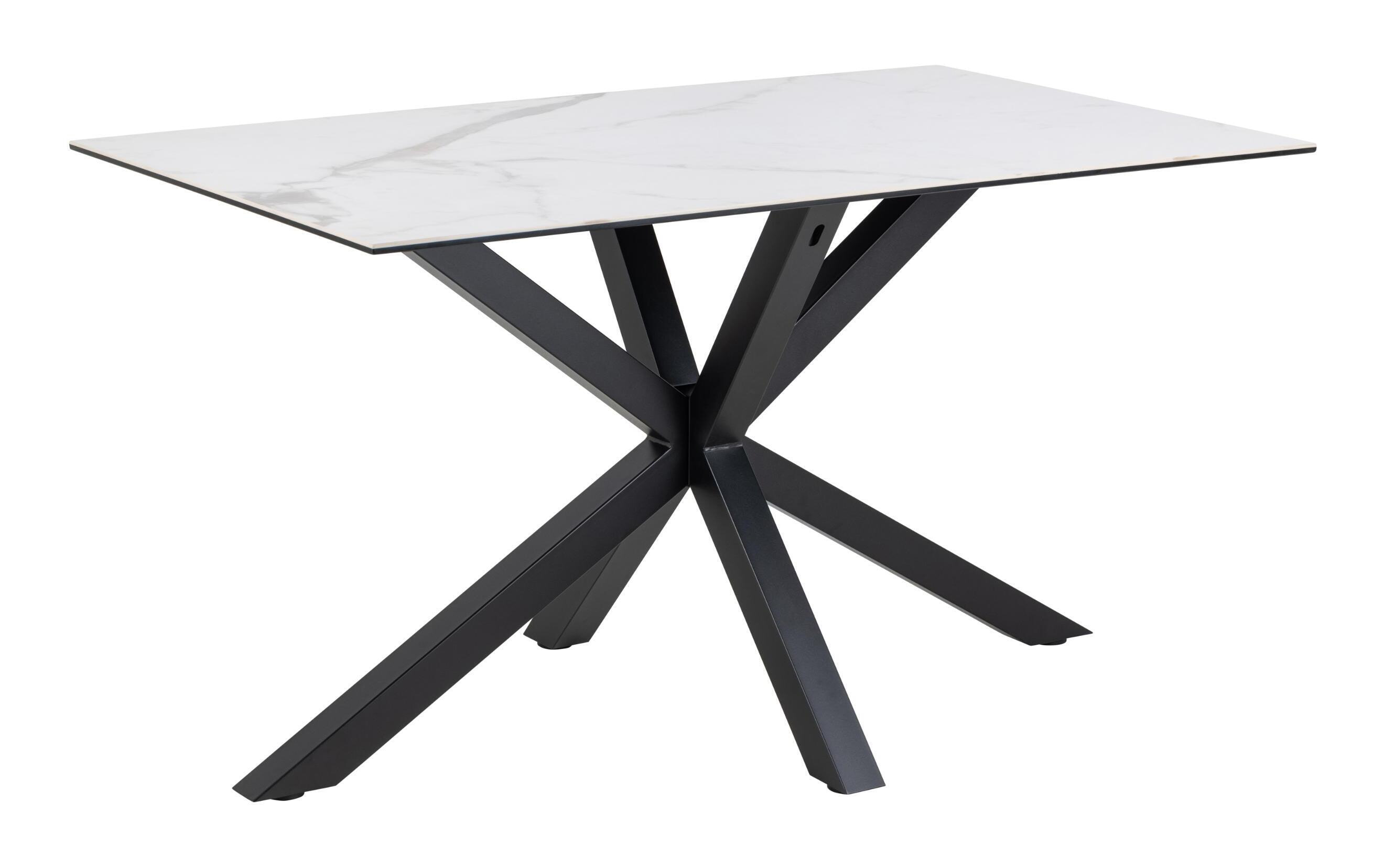 Bendt Eettafel Line Keramiek, 135 x 80cm - Wit