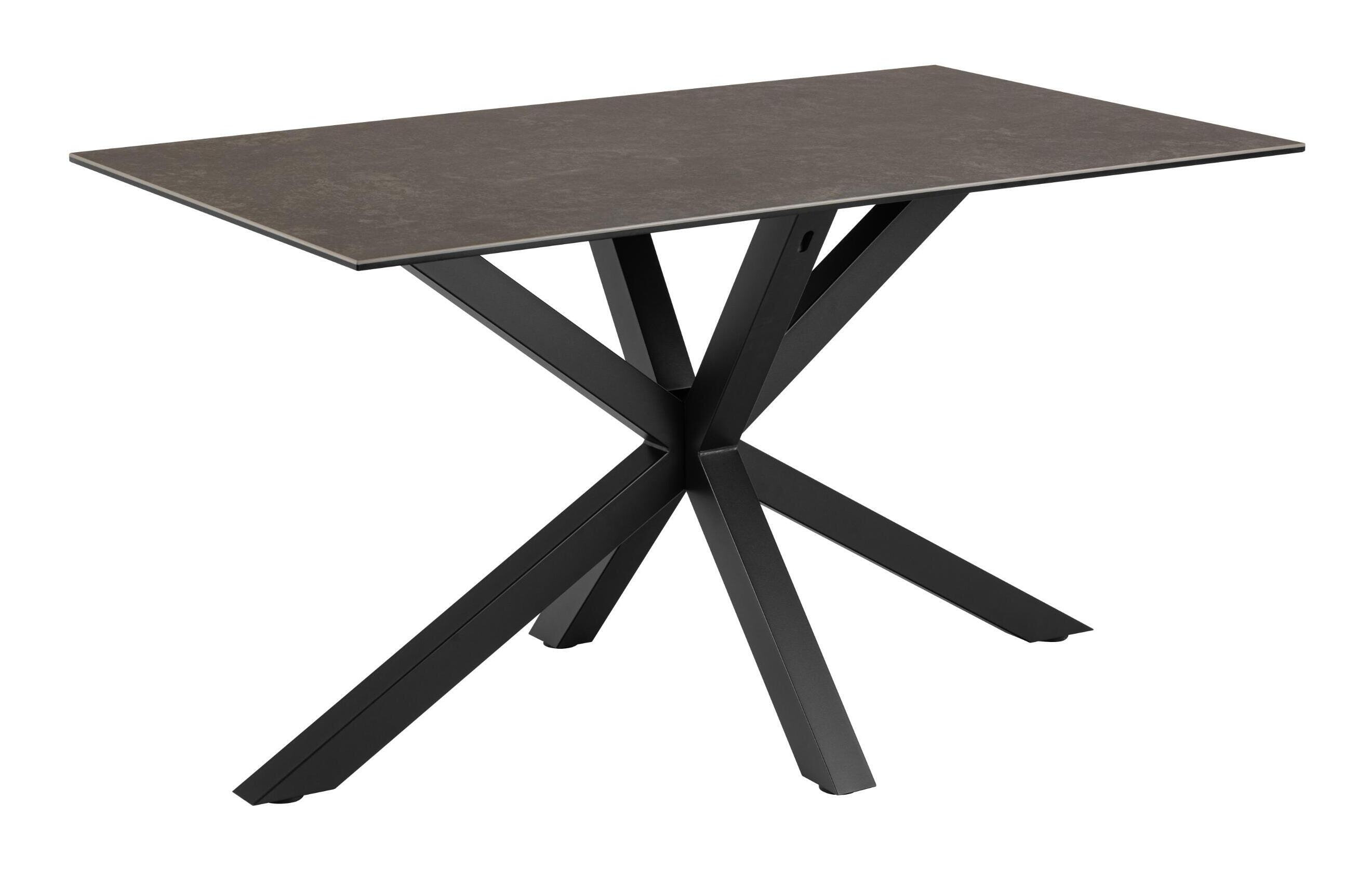 Bendt Eettafel Line Keramiek, 135 x 80cm - Zwart