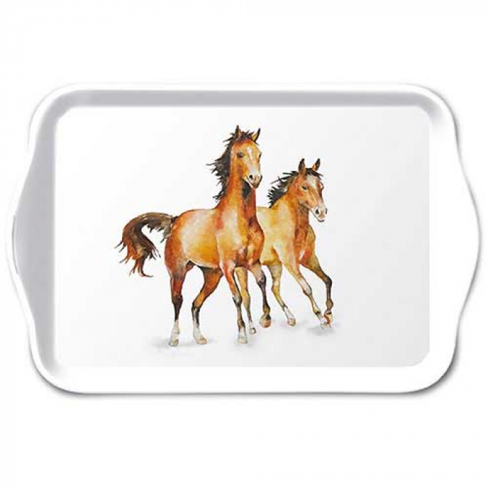 Ambiente Dienblad Melamine 13x21cm Wild Horses