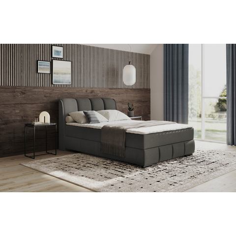 INOSIGN Boxspring Bethany met bedkist, incl. matras Topmatras en sierkussen, in verschillende hardheden beschikbaar