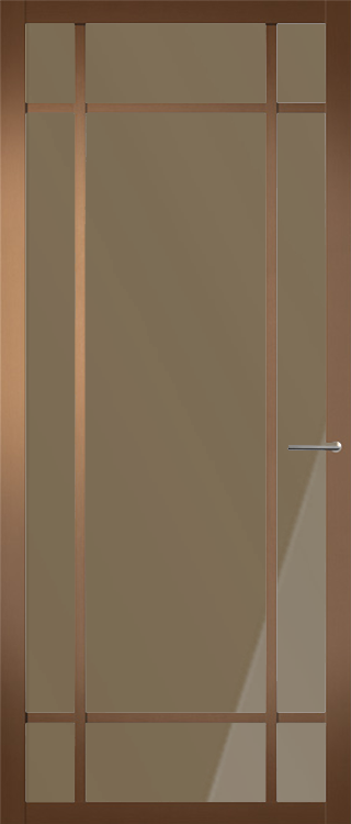 Svedex Binnendeuren NDB907 Metallic Brons Brons glas | Afgelakt met Svedex Superlak | Deurengigant.nl
