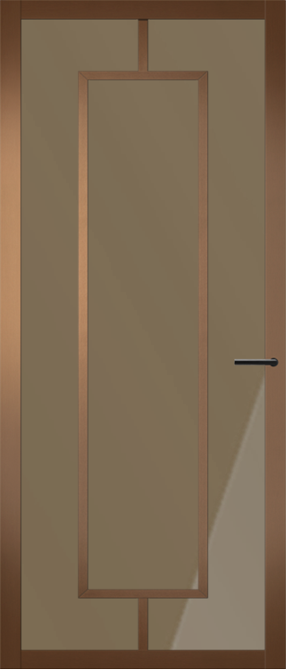 Svedex Binnendeuren NDB908 Metallic Brons Brons glas | Afgelakt met Svedex Superlak | Deurengigant.nl