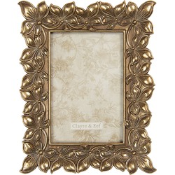 Clayre & Eef Fotolijst 10x15 cm Goudkleurig Kunststof Rechthoek