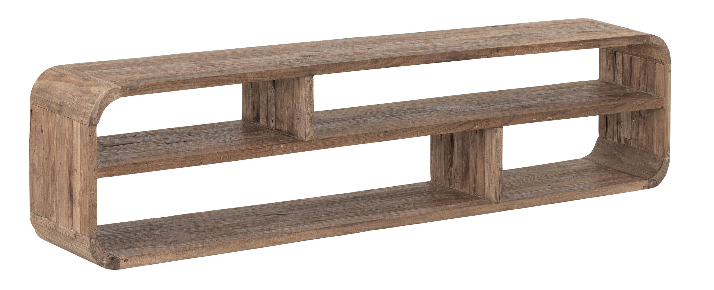 MUST Living TV-meubel Corso Teakhout, 220cm - Bruin