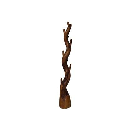 HSM Collection HSM - -Staande Kapstok enkel-30x30x190-Bruin-Munggur