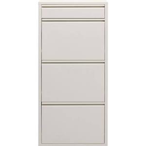 Kare Design Caruso Schoenenkast 3+1 laden creme
