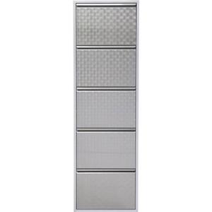 Kare Design Caruso Schoenenkast 5 laden grijs