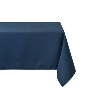 Stof Textiles Tafelkleed - 145 x 200 cm - donkerblauw - Tafellaken -