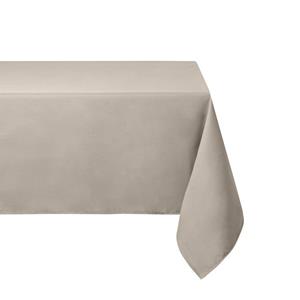 Stof Textiles Tafelkleed - 145 x 200 cm - licht taupe - Tafellaken -