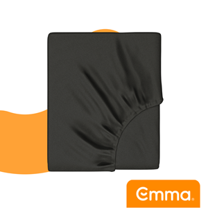 Emma Fitted Sheet Cotton 90x200 Beige