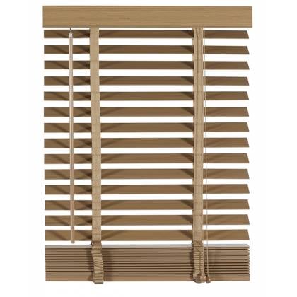Woonexpress Jaloezie Hout - Hout - Naturel - Hout - 60x180x5cm (BxHxD)