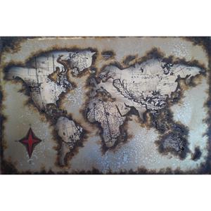 Countrylifestyle Gave Special 3D Art Wereldkaart 905