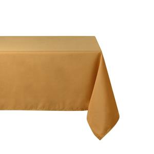 Stof Textiles Tafelkleed - 145 x 240 cm - mosterd geel - Tafellaken -