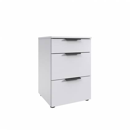 Woonexpress Nachtkastje Elda - Wit - Spaanplaat - 41x61x41cm (BxHxD)
