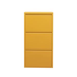 Kare Design Caruso Schoenenkast 3 laden geel