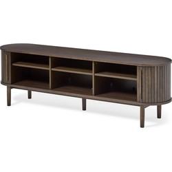 Giga Living  Tv-Meubel Donker Eikenhout - 180x40x55,6cm - Meta