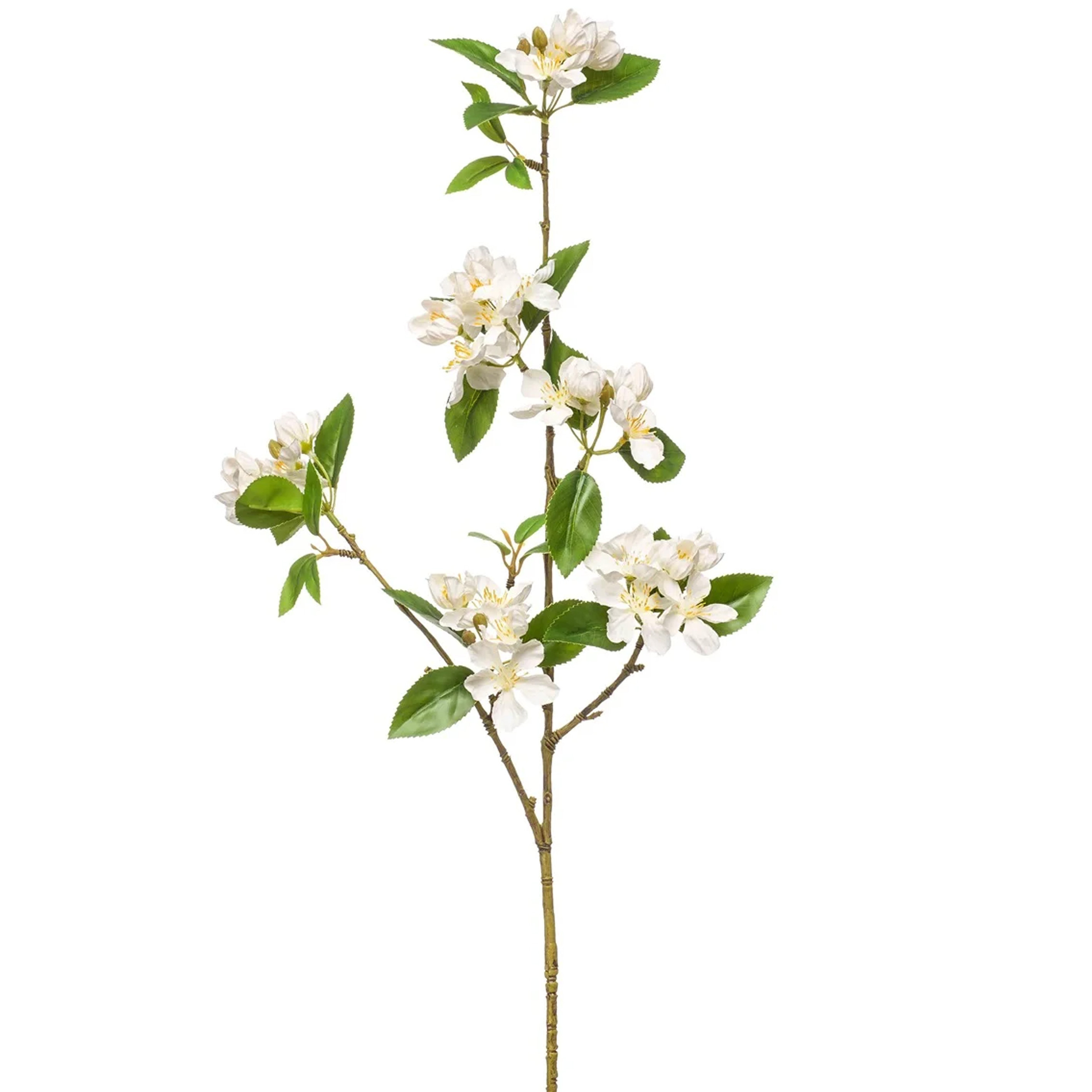 Emerald Kunstbloem Kersen bloesem - 90 cm - wit - Kunst zijdebloemen -