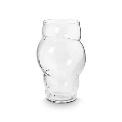 Vtwonen  Bloemenvaas - Woonaccessoires - Glazen vaas - 24x35cm