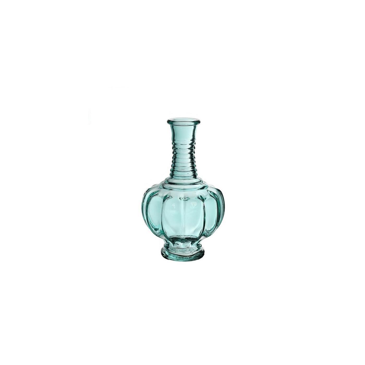 Ideas 4 Seasons Trevi Vaas Glas Ø9xH15cm Licht Blauw
