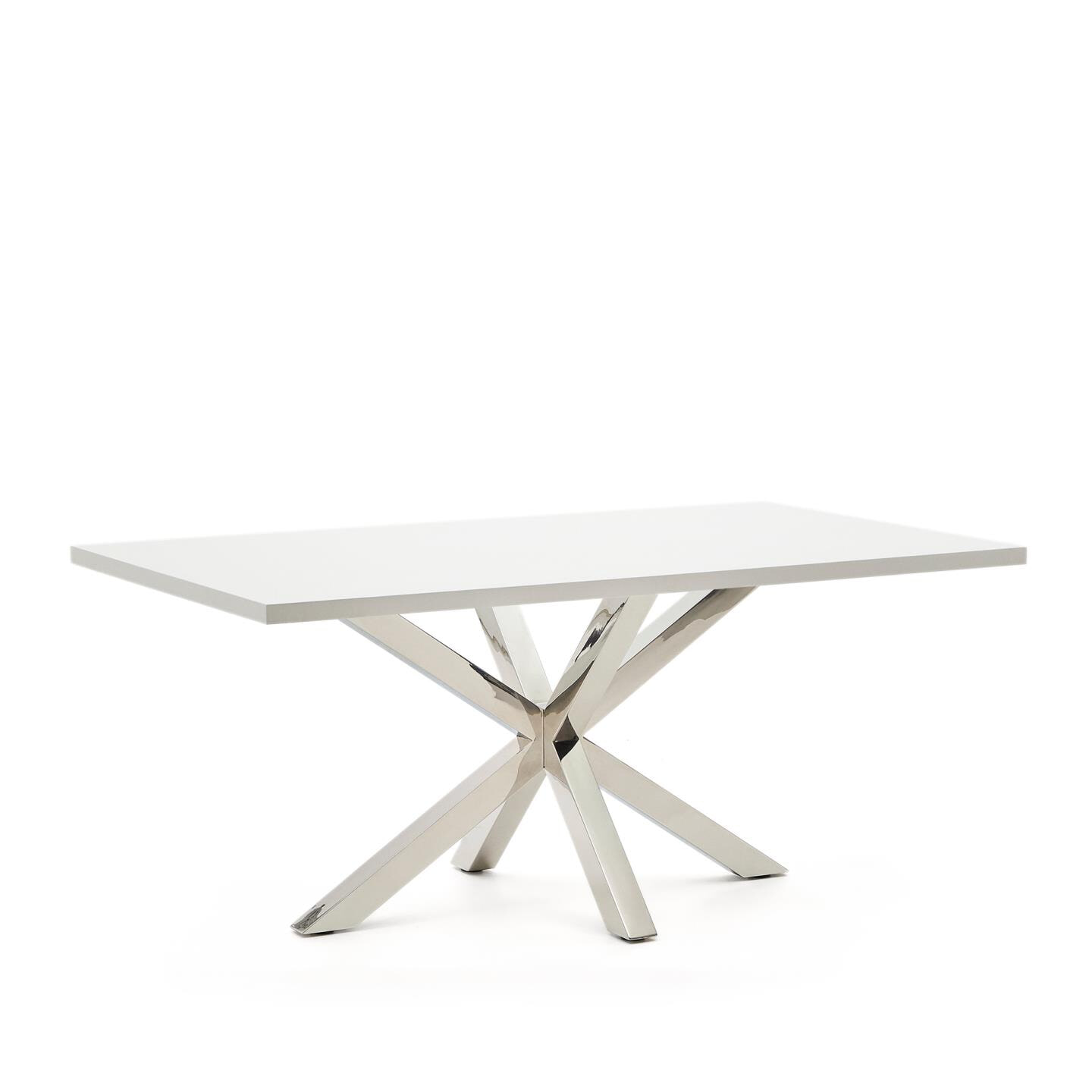 Kave Home Eettafel Argo Melamine, 180 x 100cm - Wit