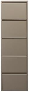 Kare Design Caruso Schoenenkast 5 laden taupe