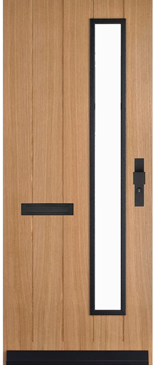 Skantrae Voordeuren SKN 664 Iso satinato glas | Massief hardhout | Deurengigant.nl