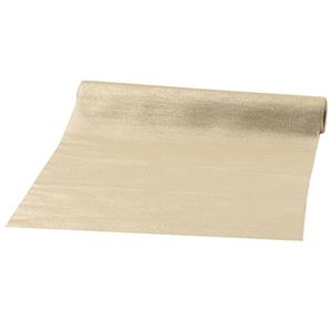 Givi Italia Decoratie stof/tafelloper - champagne - op rol - 300 x 30 cm - stof -