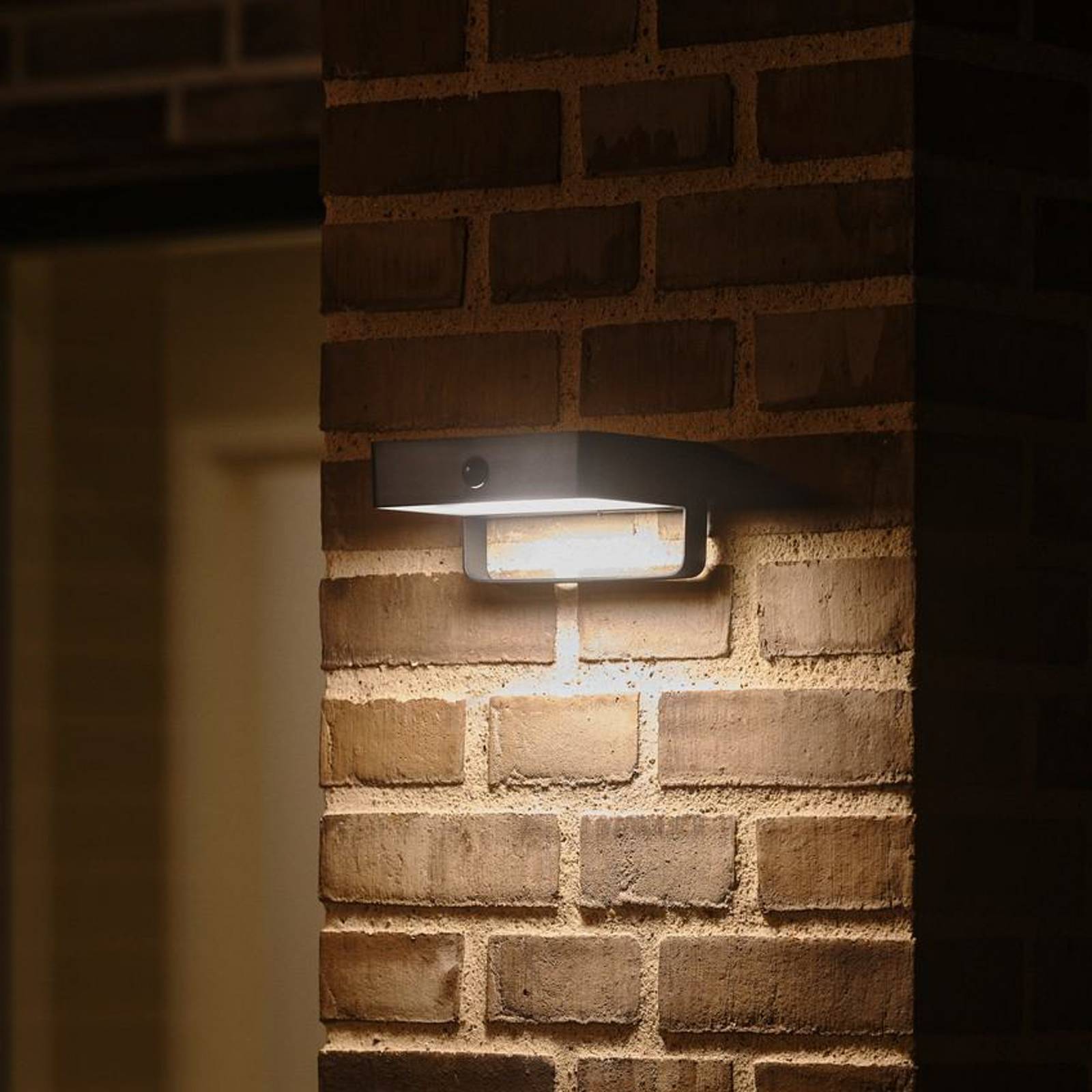 Nordlux Wandlamp Saulio solar zwart 2518251003