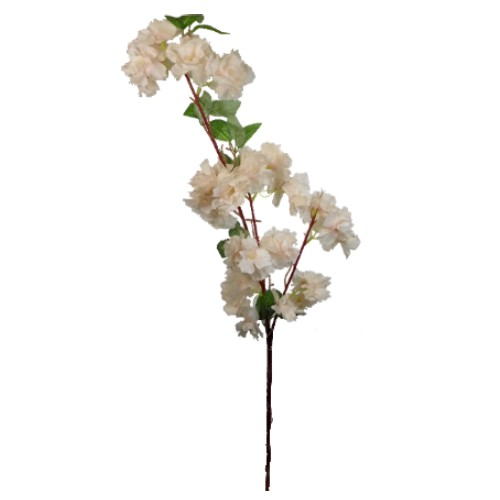 Decoflorall Bloesemtak 104cm. LARGE BLOSSOM SPRAY PEACH zijdebloem