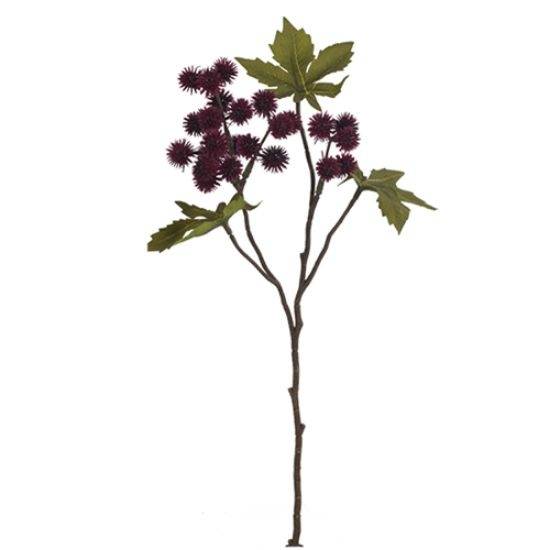 Decoflorall Ricinus Castor Oil Spray Dry Colour Burgundy 43 cm / st – Zijdebloem Zijdebloem