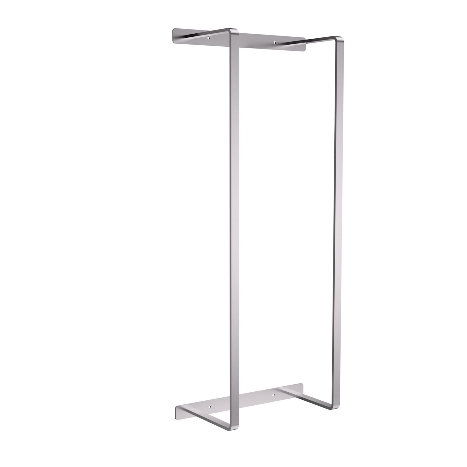 Boss & Wessing Handdoekrek BWS Jack Verticaal 67x28x14 cm Geborsteld RVS